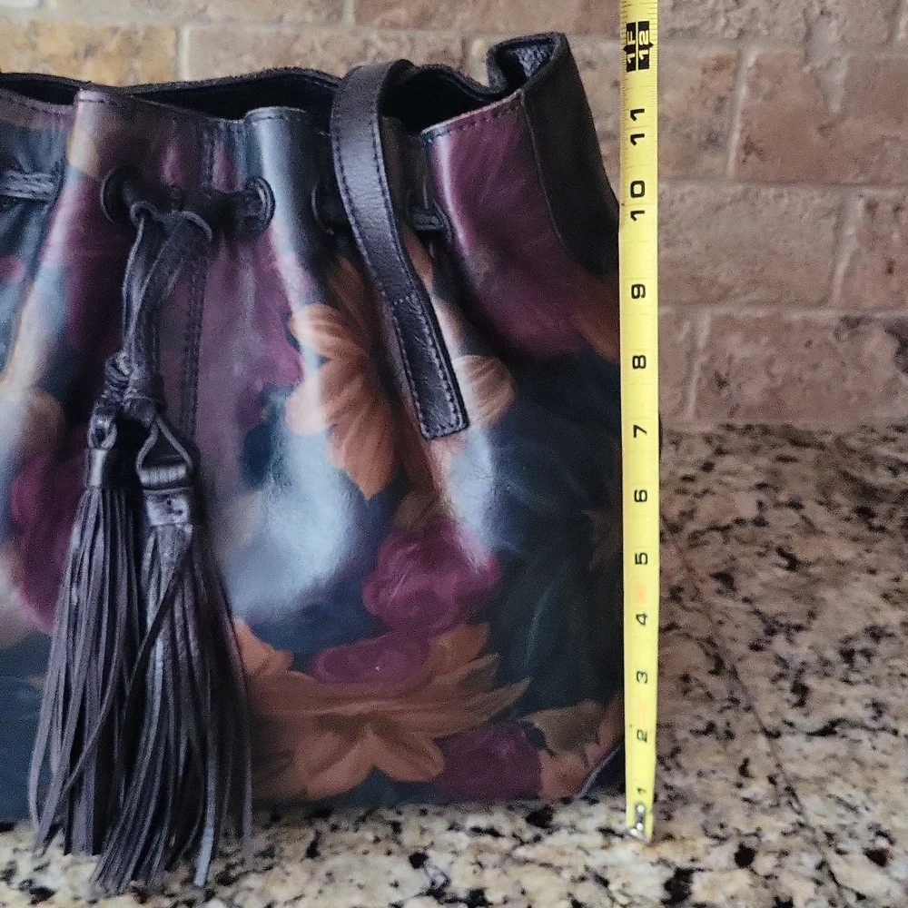 Patricia Nash Witney Shoulder Bag Tote Peruvian Painting - Picture 7 of 12